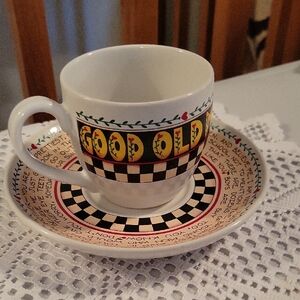 🍒 Mary Engelbreit CupSaucer🍒